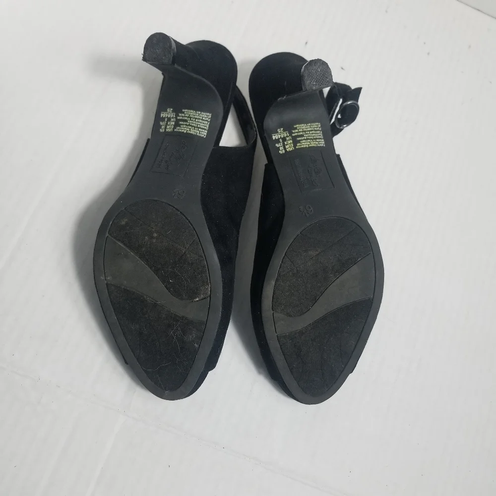 DEXFLEX COMFORT WOMEN'S BLACK SLINGBACK HEELS SIZE 6.5